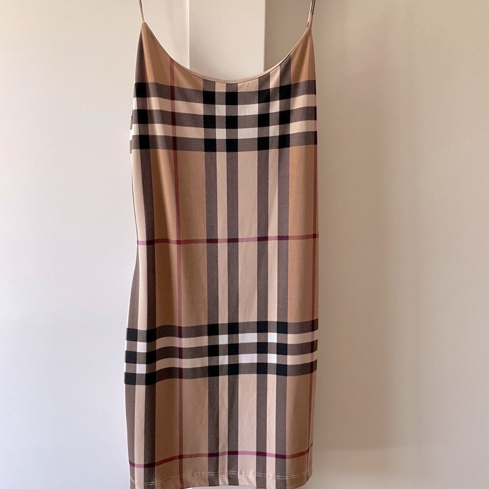 Plaid print Dress